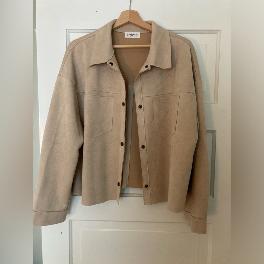 CJLA Faux Suede Shacket